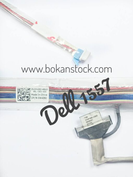 فلت تصویر لپ تاپ دل Dell Studio 1557 Laptop Screen Cable _DD0FM8LC801-40pin فشاری - Image 2