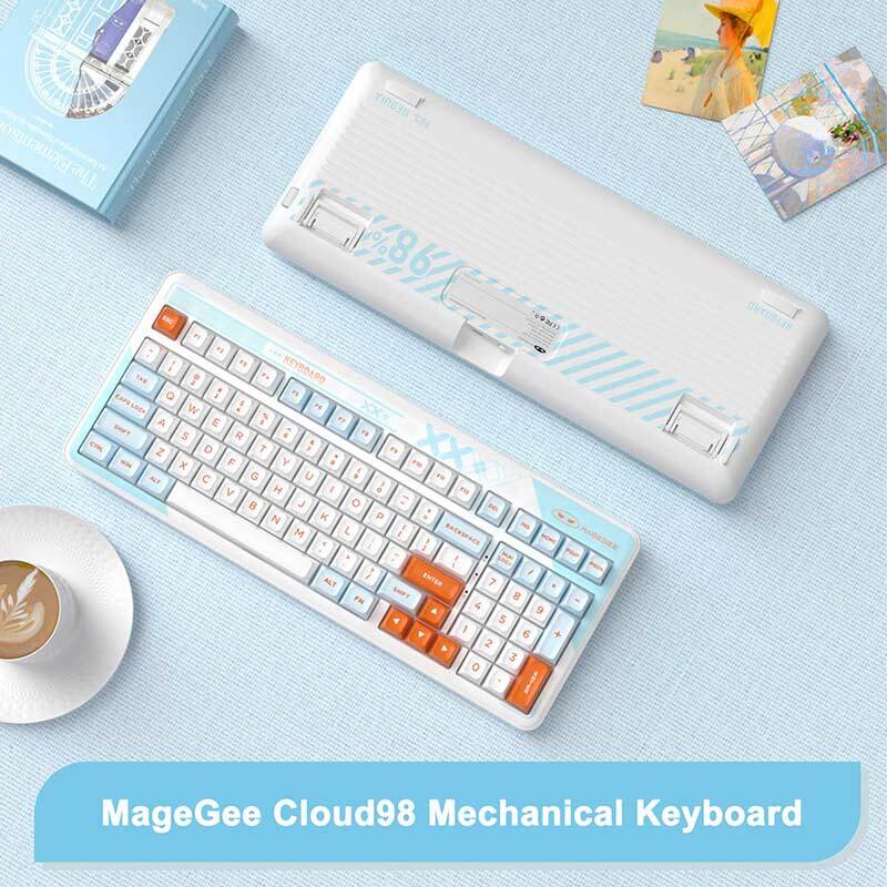 کیبورد بی سیم مخصوص بازی مدل KW99 با سوئیچ مکانیکال - Image 4