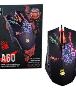 Alternative view of موس گیمینگ Bloody A60 بلادی | موس مخصوص بازی با دقت 6200 CPI
