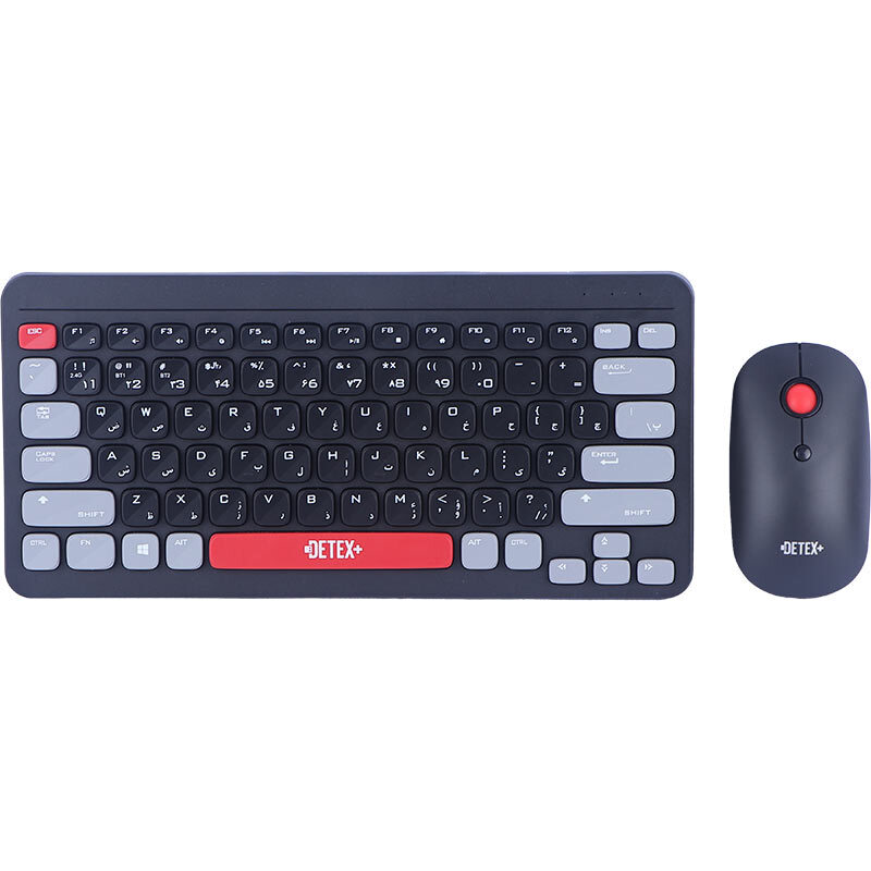 کیبورد و موس بی سیم دیتکس پلاس Detex مدل DK 704