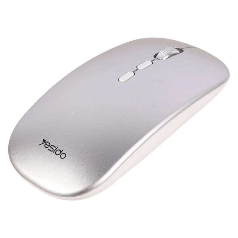 موس بی سیم Yesido KB15 نقره ای