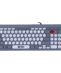 Alternative view of کیبورد سیمی دیتکس DETEX DT-703 با کلیدهای مالتی‌مدیا