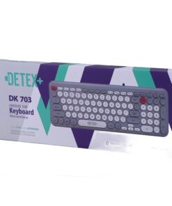 کیبورد سیمی دیتکس DETEX DT-703 با کلیدهای مالتی‌مدیا