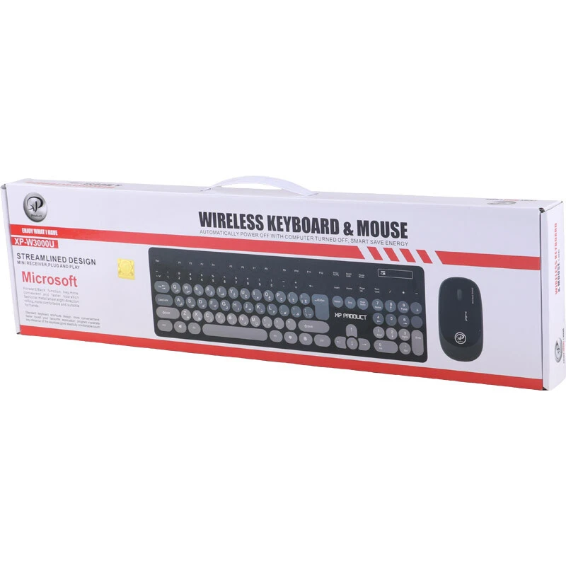 ست کیبورد و ماوس بیسیم XP-Product XP-W3000U با حروف فارسی - تصویر 2