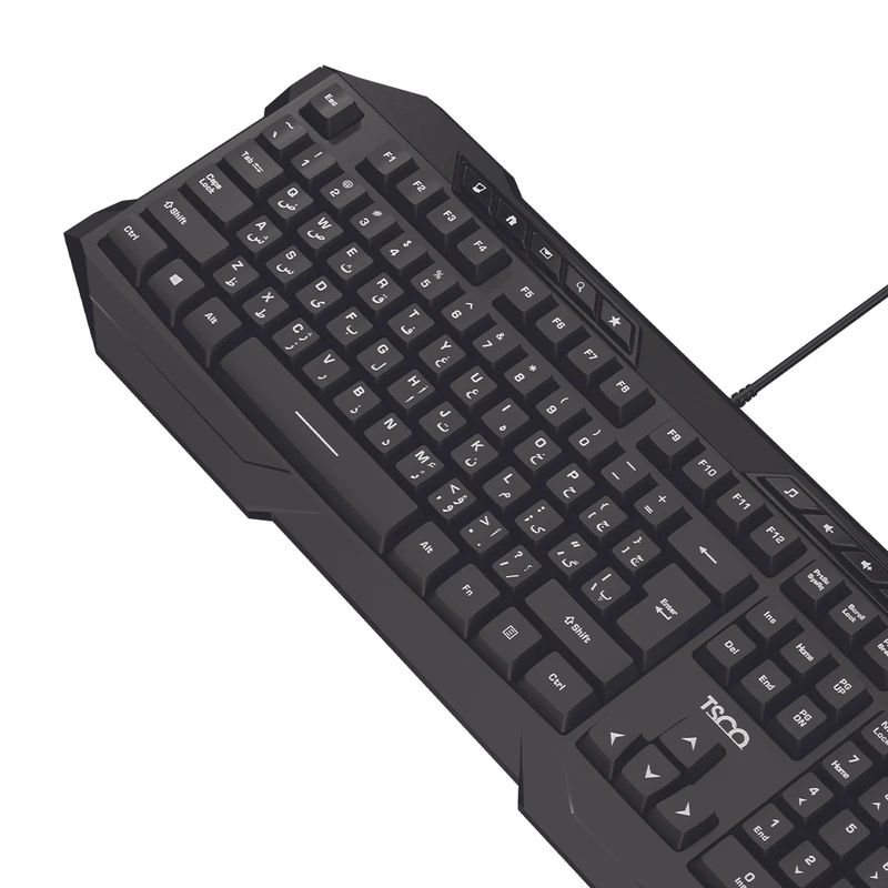 کیبورد تسکو TSCO TK 8042 با ۱۰ کلید مالتیمدیا و اتصال USB