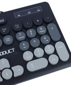 کیبورد سیمی XP-Product XP-7200U با کلیدهای دایرهای و حروف فارسی - تصویر 3